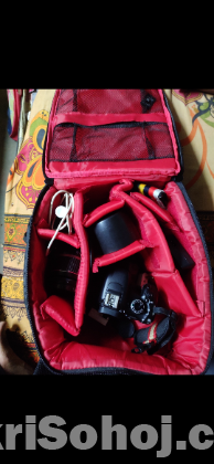 Canon 550d With (2 piece  lens) 50mm Prime & 18-55 kit